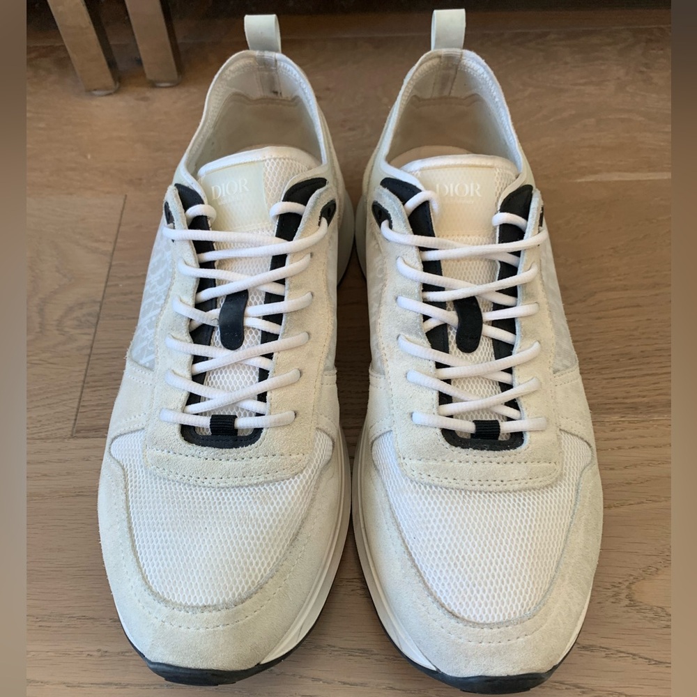 Dior b25 men sneaker white grey suede sz 46 US 13 - Picture 2 of 9